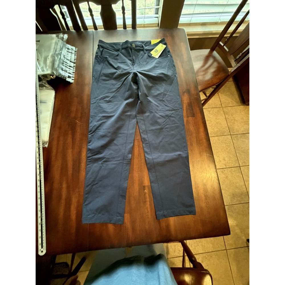 Goodfellow & Co Mens Navy Blue 360 Lifestyle Twill Pants Regular Fit 32x30 NWT